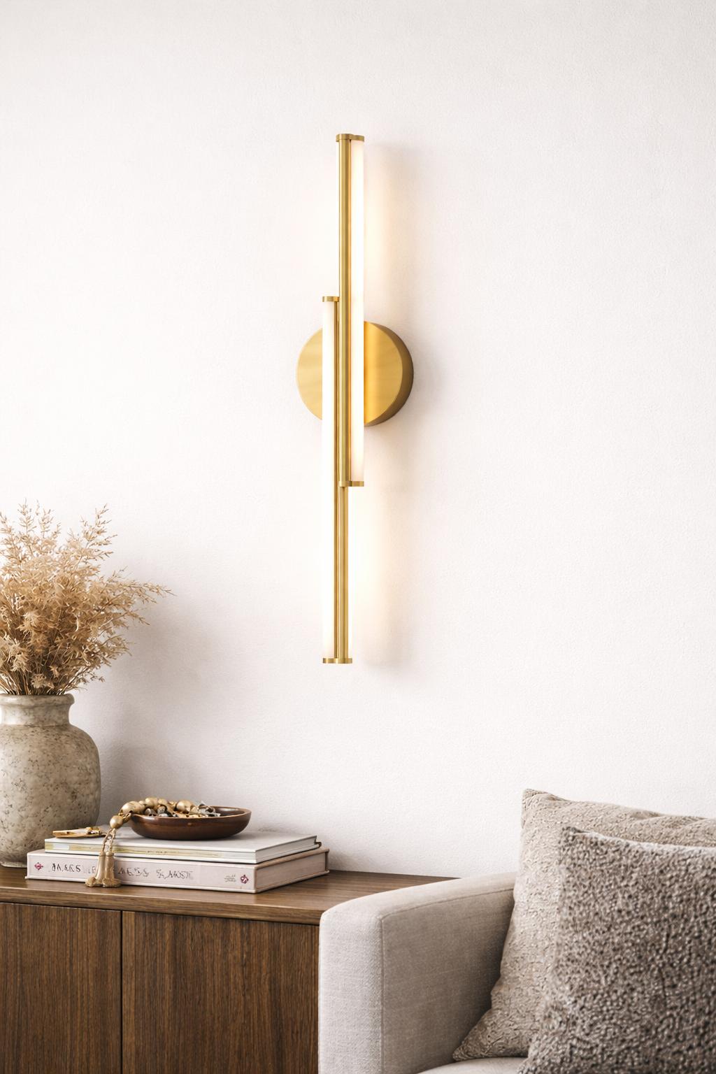 Çift Yön  Aplik 60 CM Pilli