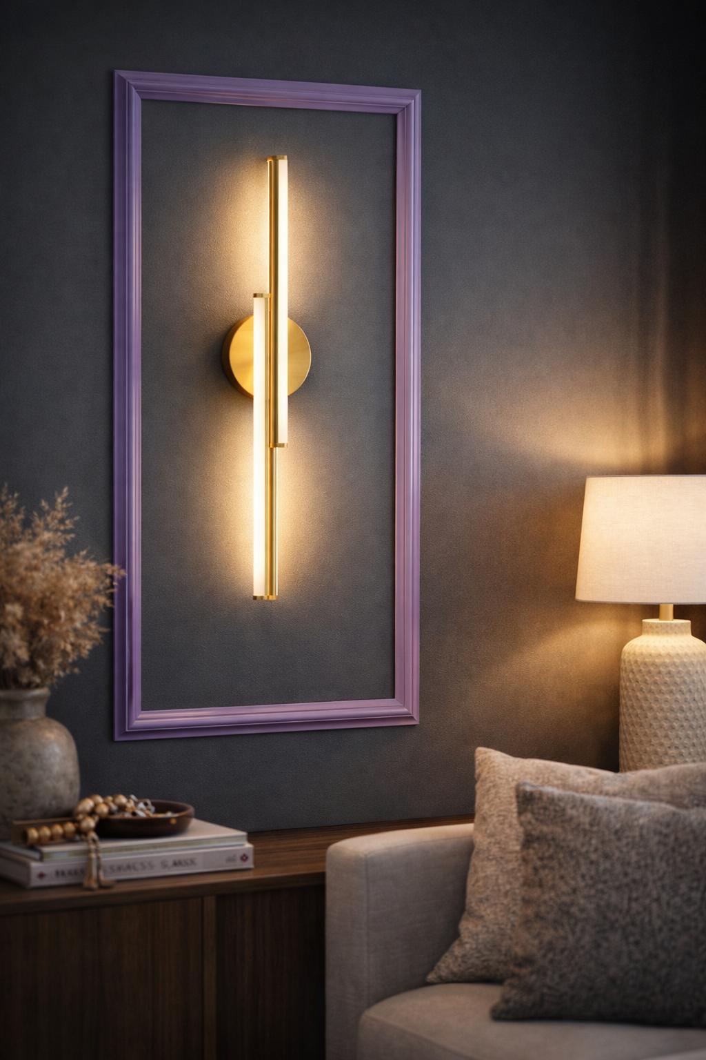 Çift Yön  Aplik 60 CM Pilli